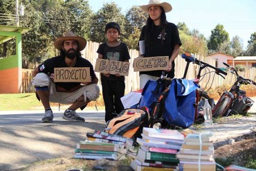 Bikers Rio Pardo | NOTÍCIAS | De bicicleta, casal leva alegria para crianças na Amazônia