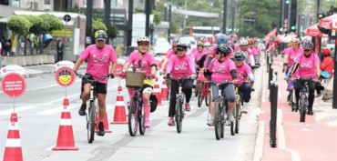 Bikers Rio Pardo | NOTÍCIAS | Pedalada Rosa, na Paulista, na luta contra câncer de mama