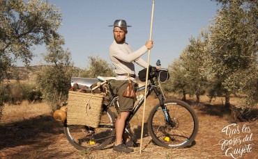 Bikers Rio Pardo | NOTÍCIAS | Espanhol deixa emprego para refazer de bicicleta os passos de Dom Quixote