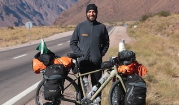 Bikers Rio Pardo | NOTÍCIAS | Brasileiro em volta ao mundo de bicicleta cruza a Cordilheira dos Andes