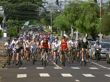 Bikers Rio Pardo | NOTÍCIAS | Ciclistas protestam por mais respeito e segurança no trânsito em Ribeirão