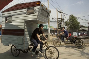 Bikers Rio Pardo | NOTÍCIAS | Artista transforma bicicleta em residência itinerante