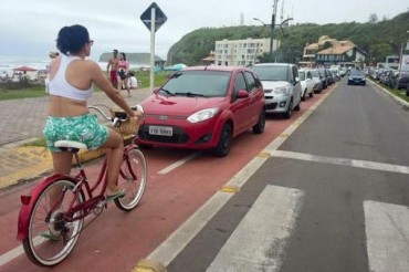 Bikers Rio Pardo | NOTÍCIAS | Ciclovia em Torres é desrespeitada por motoristas